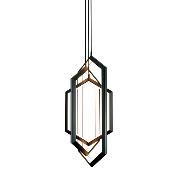 【WorkOf】アメリカ・デザイン照明 ペンダントライト「ORBIS VX31」（W356×D356×H788mm）