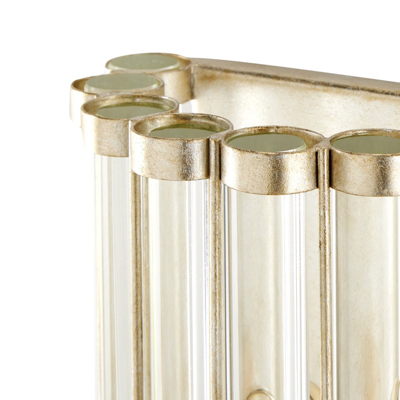 【CURREY】アメリカ・ウォールライト 1灯「Warwick」シルバー(W177×D101×H431mm)