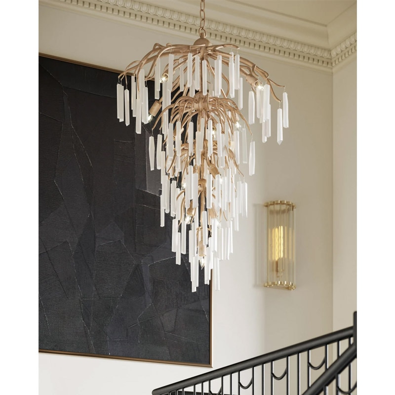 【CURREY】アメリカ・ウォールライト 1灯「Warwick」シルバー(W177×D101×H431mm)