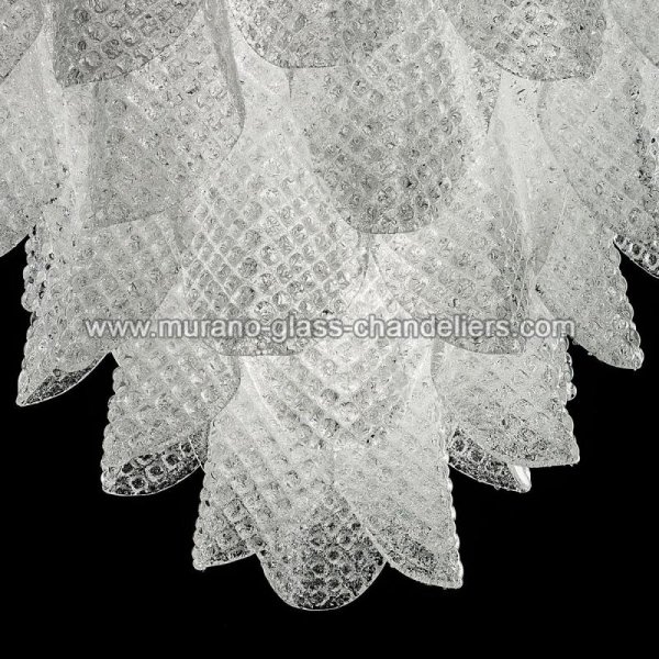 【MURANO GLASS CHANDELIERS】イタリア・ヴェネチアンガラスシャンデリア7灯「RITA」（W750×H600mm）