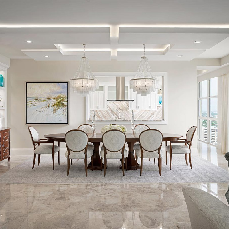 【CURREY】アメリカ・シャンデリア 7灯「Vintner」ホワイト（φ692×H1003mm）