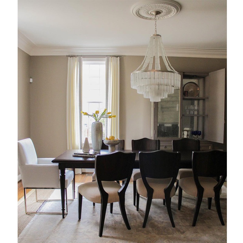 【CURREY】アメリカ・シャンデリア 7灯「Vintner」ホワイト（φ692×H1003mm）