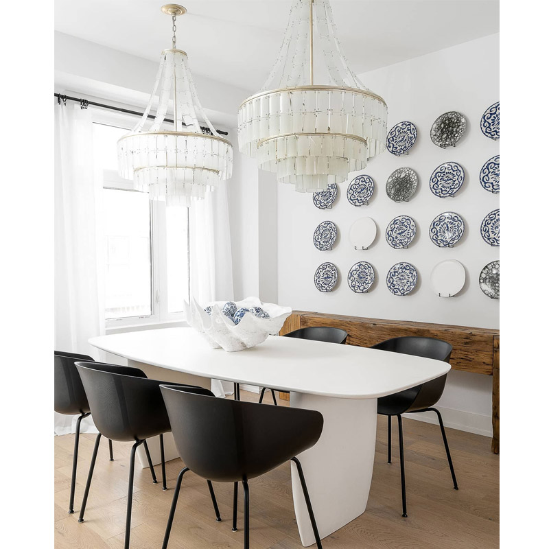 【CURREY】アメリカ・シャンデリア 7灯「Vintner」ホワイト（φ692×H1003mm）