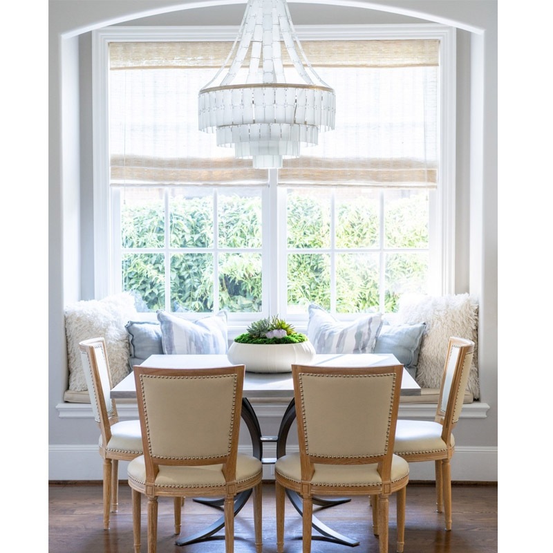 【CURREY】アメリカ・シャンデリア 7灯「Vintner」ホワイト（φ692×H1003mm）