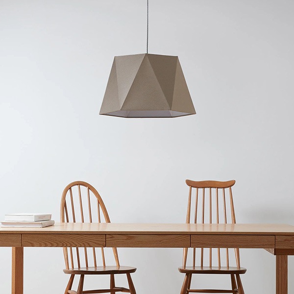 エスプレッソ2ペンダント「Espresso 2」1灯　ホワイト・ブラウン（φ520×H300mm）