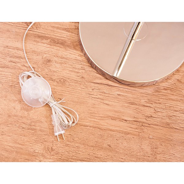 フロアランプ　ALINA  ピンク シェード付クリスタルフロアランプ3灯「ALINA」・ピンク