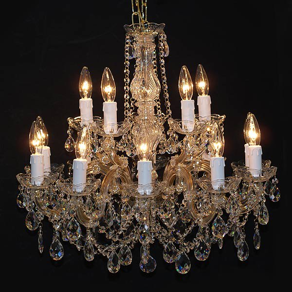 クリスタルシャンデリア15灯【豪華版】(W600×H600mm) | EL JEWEL