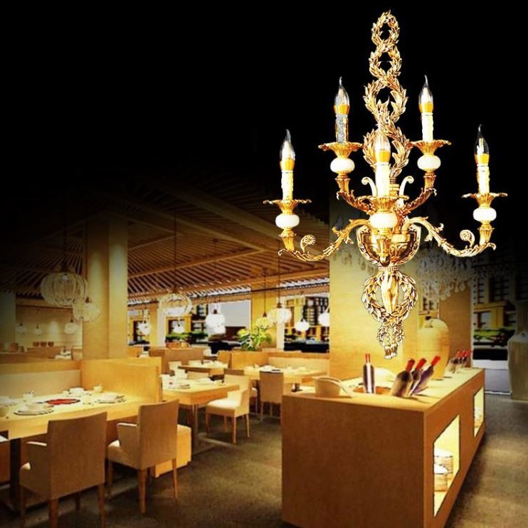 壁掛け照明・ウォールランプ ゴールド(1/2/3/5灯)