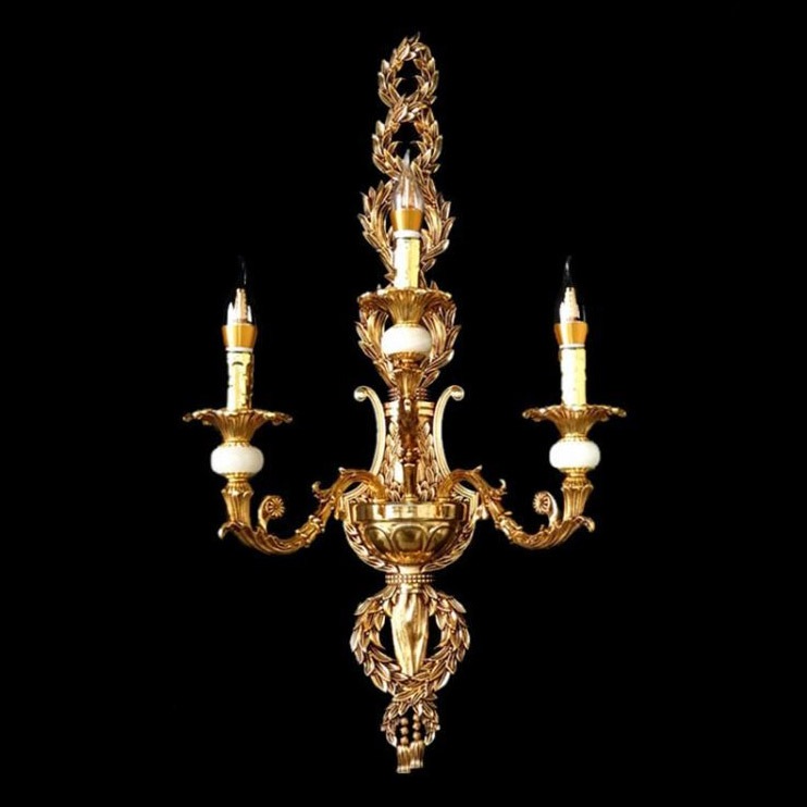 壁掛け照明・ウォールランプ ゴールド(1/2/3/5灯)