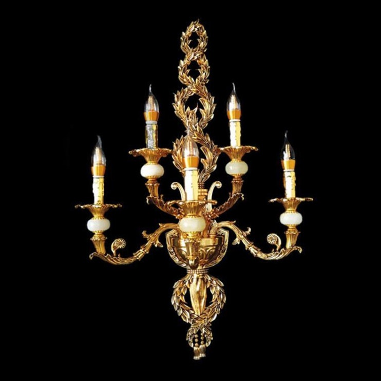 壁掛け照明・ウォールランプ ゴールド(1/2/3/5灯)