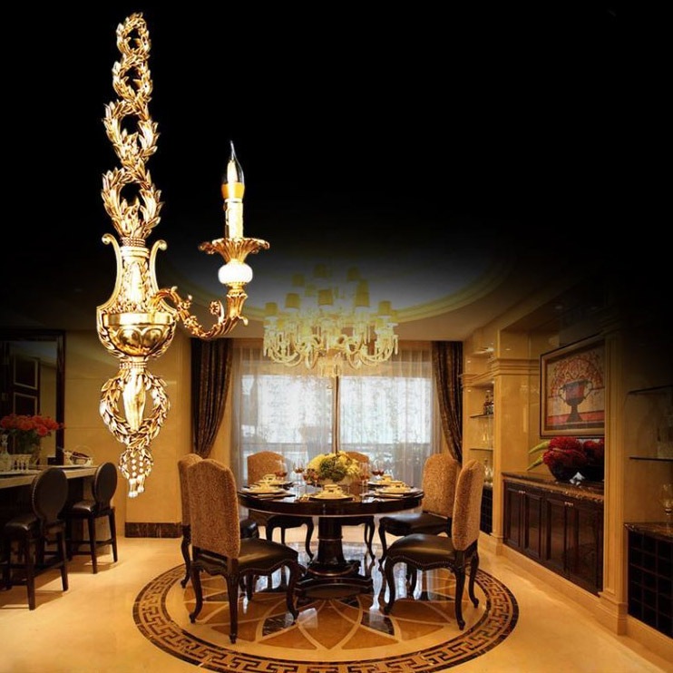 壁掛け照明・ウォールランプ ゴールド(1/2/3/5灯)