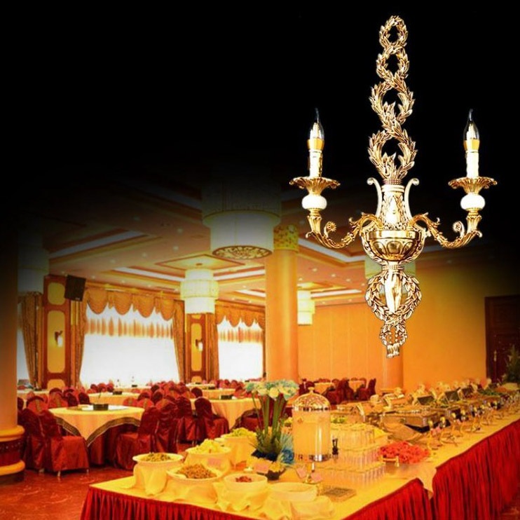 壁掛け照明・ウォールランプ ゴールド(1/2/3/5灯)