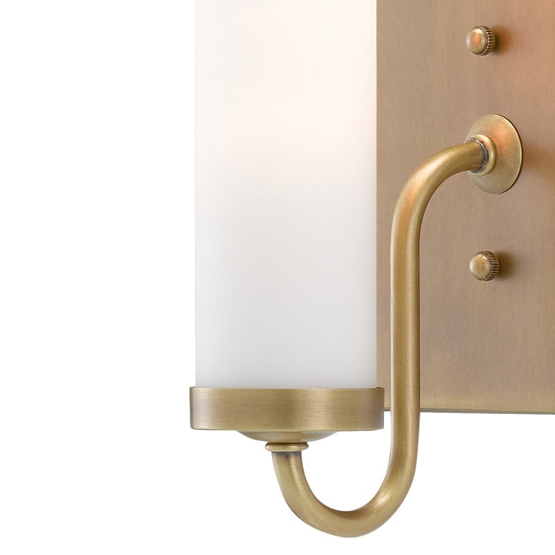 【CURREY】アメリカ・ウォールライト 1灯「Brindisi」ゴールド（W110×D130×H320mm）