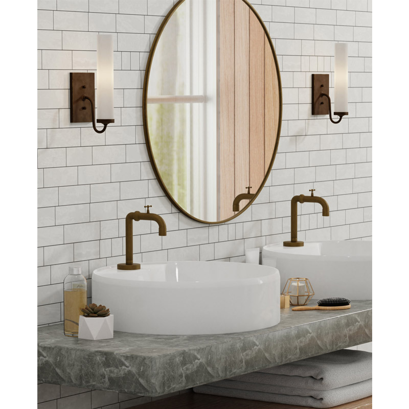 【CURREY】アメリカ・ウォールライト 1灯「Brindisi」ゴールド（W110×D130×H320mm）