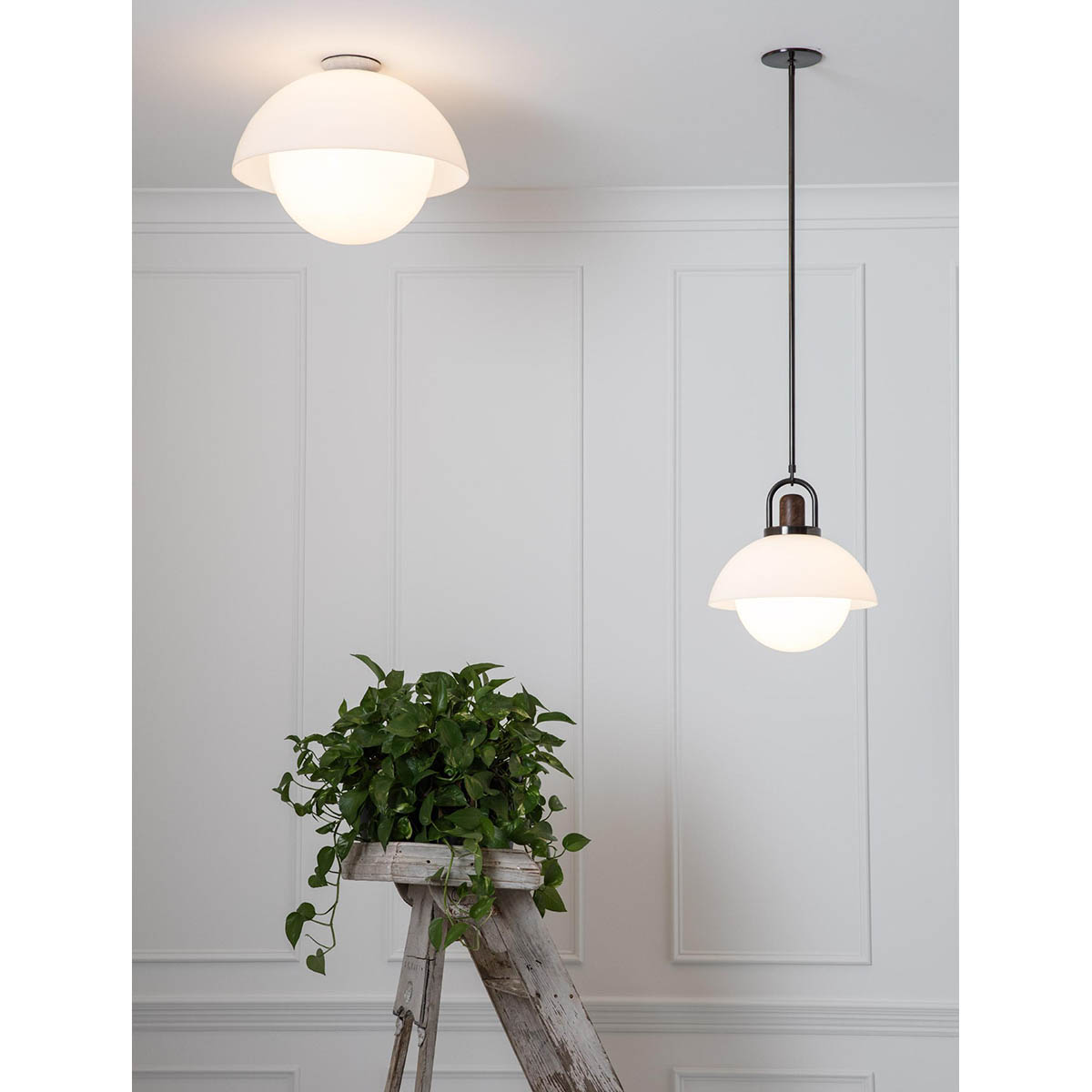 【ALLIED MAKER】 アメリカ・インテリア照明「Glass Arc Dome 14