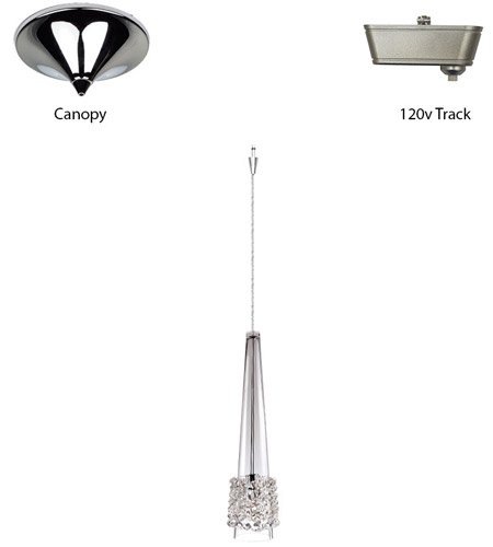 【WAC LIGHTING】ペンダントライト「Eternity Jewelry」1灯（L89×W89×H446mm）