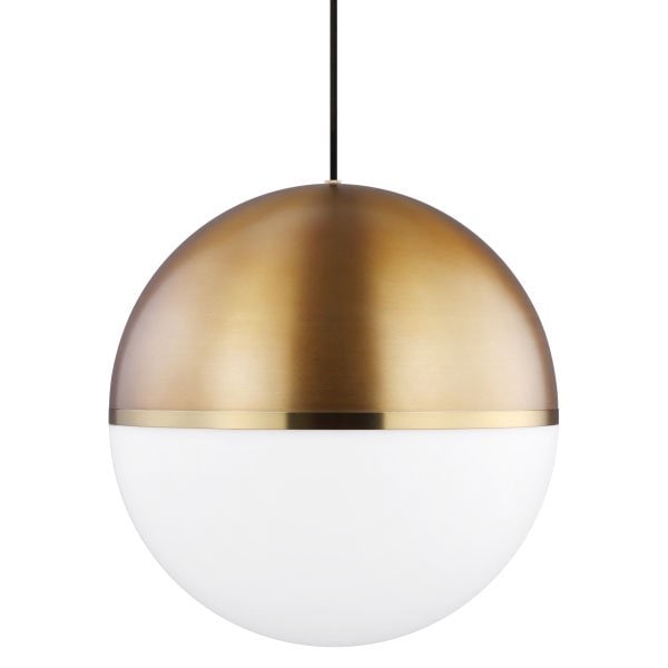 【TECH LIGHTING】アメリカ・ボール型ペンダントライト「AKOVA」1灯Aged Brass/Bright Bass(φ350mm)