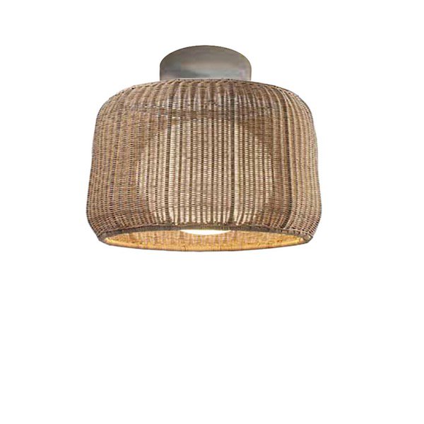 【Bover】 スペイン・アウトドア インテリア照明「Fora PF Outdoor」White Structure, Light Beige Shade (Φ500×H430mm)