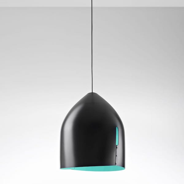【Fabbian】イタリア デザイン照明 ペンダントライト「ORU」1灯 レッド／グリーン／ブルー（W375×H432mm）