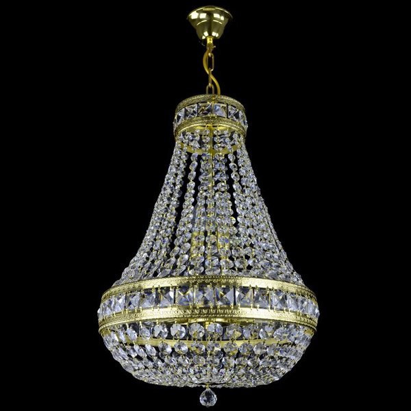 【WRANOVSKY】エンパイア型クリスタルシャンデリア「Stockholm」 8灯 (φ400×H600mm)