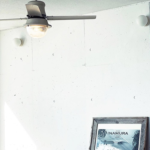 【HERMOSA】ヴェニスシーリングファン 2灯「VENICE CEILING FAN」全2色（W1065×H465mm）