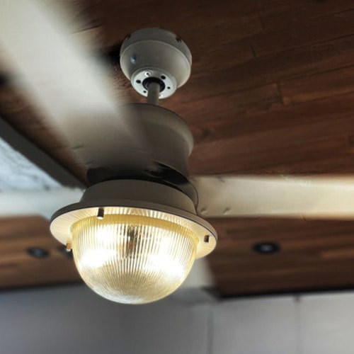 【HERMOSA】ヴェニスシーリングファン 2灯「VENICE CEILING FAN」全2色（W1065×H465mm）