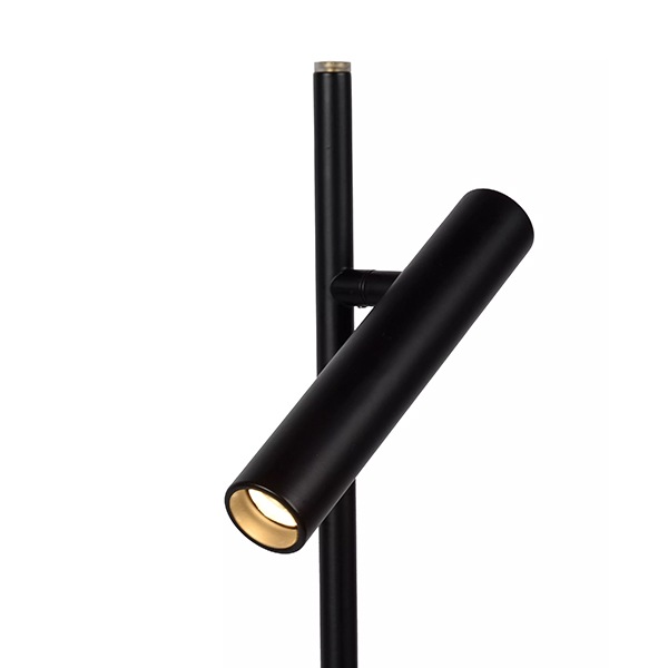 【LUCIDE】ベルギー フロアリーディングライト「PHILON」Black（φ230×H1400mm）