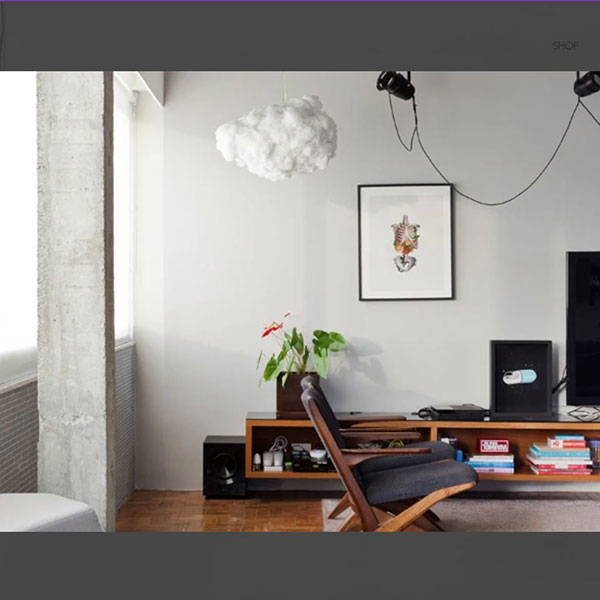 【WorkOf】アメリカ・デザイン照明 ペンダントライト「Speaker Cloud」（W610×D381×H356mm）