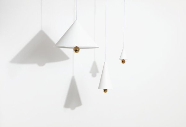 【Petite Friture】北欧デザイン照明「Cherry LED pendant, large, white」ペンダントライト(Φ500×H375mm)