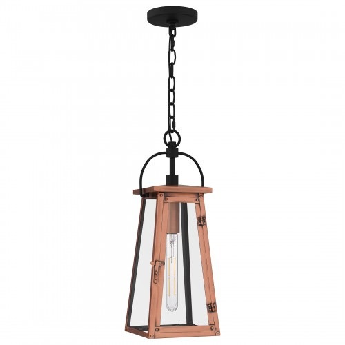 【QUOIZEL】アメリカ・デザイン照明 ペンダントライト 1灯「Carolina」コッパー（W170×D170×H500mm）