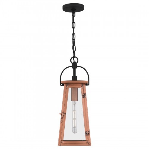 【QUOIZEL】アメリカ・デザイン照明 ペンダントライト 1灯「Carolina」コッパー（W170×D170×H500mm）