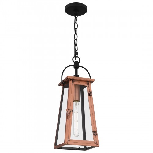 【QUOIZEL】アメリカ・デザイン照明 ペンダントライト 1灯「Carolina」コッパー（W170×D170×H500mm）