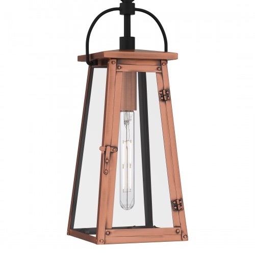 【QUOIZEL】アメリカ・デザイン照明 ペンダントライト 1灯「Carolina」コッパー（W170×D170×H500mm）