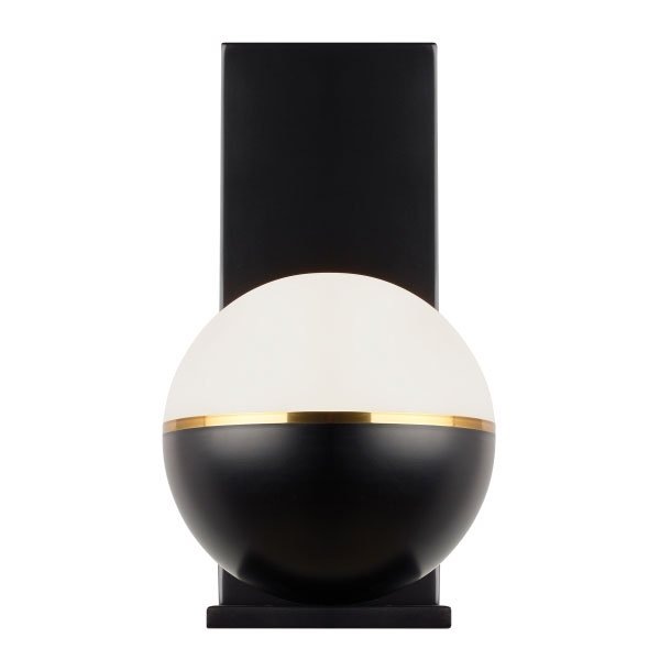【TECH LIGHTING】アメリカ・ウォールライト「AKOVA」1灯Matte Black／Aged Brass（W180×H340mm）