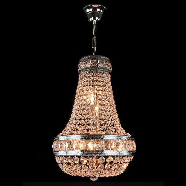 【WRANOVSKY】エンパイア型クリスタルシャンデリア「Stockholm」 5灯 (φ300×H480mm)