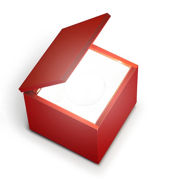 【Cini&Nils】イタリア・インテリア照明「Cuboluce Wireless」テーブルライト マルチカラー(W100×H110mm)