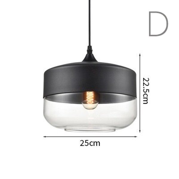 【リーズナブル】インテリア照明 モダンペンダントライト ブラック 1灯（W130～W250mm） 