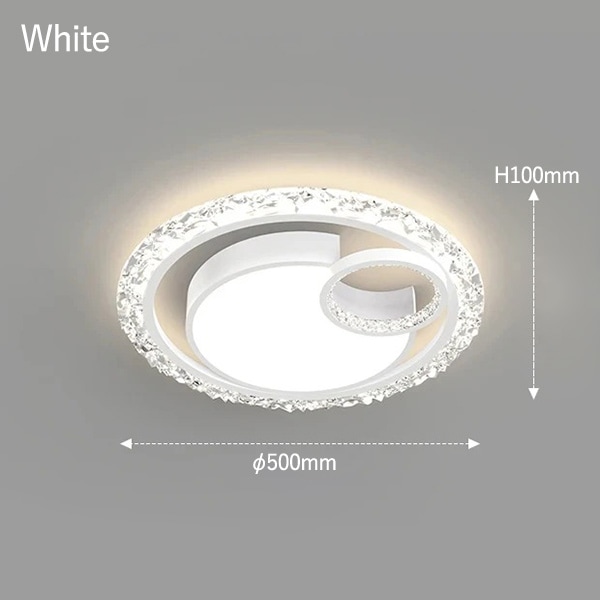 デザイン照明 モダンシーリングライト 全3色（φ500×H100mm） | EL JEWEL