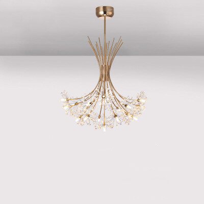 LEDシャンデリアライト 9/13/19灯 ゴールド/シルバー (D380mm～D655mm