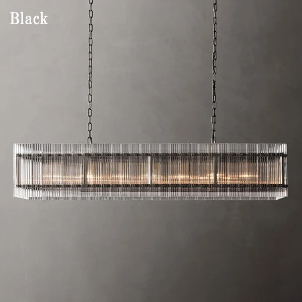 デザイン照明 モダンクリスタルペンダントライト Gold/Black(W1000×D350×H250mm)