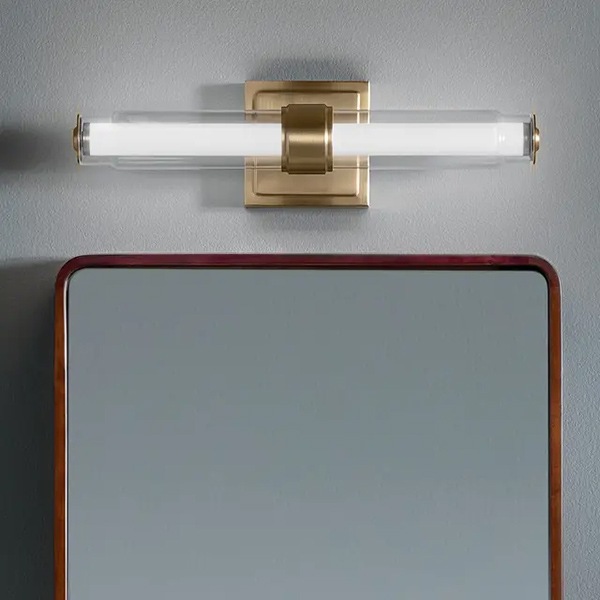 【Kichler】アメリカ ウォールライト「Laurene Vanity Light」1灯・シャンパンブロンズ(W470mm×H127mm)