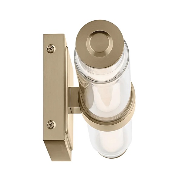 【Kichler】アメリカ ウォールライト「Laurene Vanity Light」1灯・シャンパンブロンズ(W470mm×H127mm)