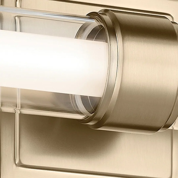 【Kichler】アメリカ ウォールライト「Laurene Vanity Light」1灯・シャンパンブロンズ(W470mm×H127mm)