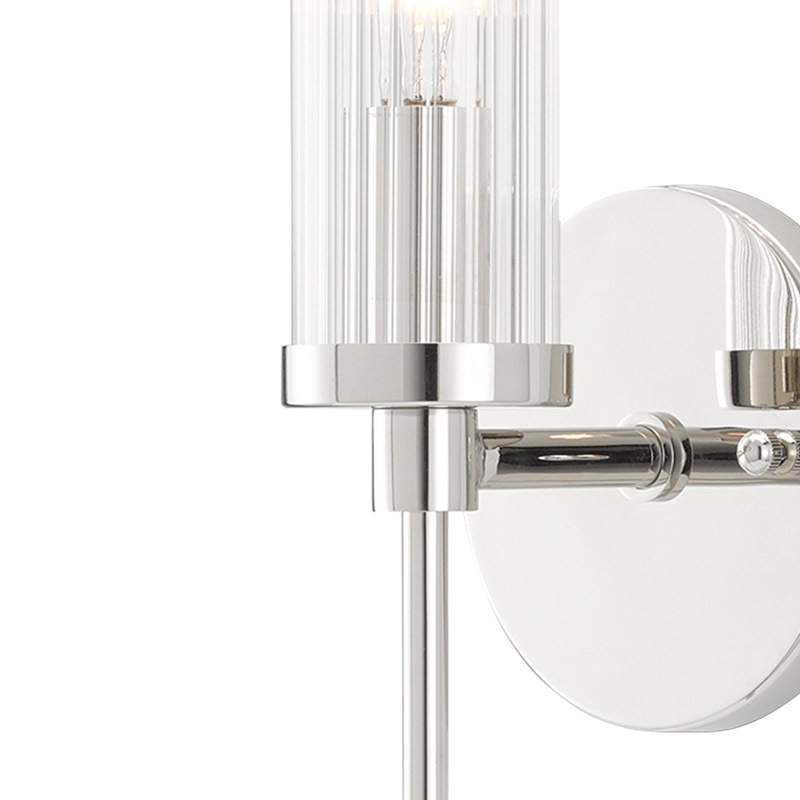 【CURREY】アメリカ・ウォールライト 1灯「Bellings」クローム(W110×D130×H320mm)