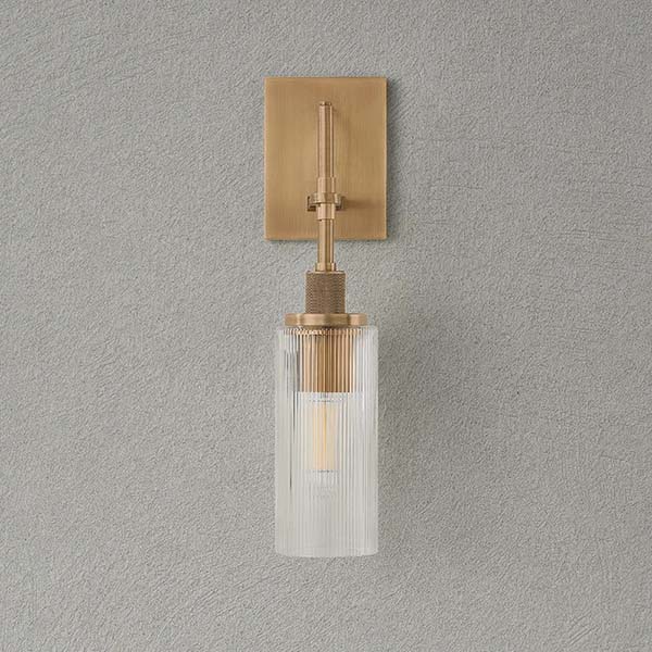 【TROY】アメリカ・デザイン照明 ウォールライト「Shenandoah」1灯 PATINA BRASS(W121×D153×H458mm)