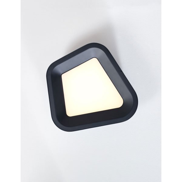 【TECH LIGHTING】アメリカ・シーリングライト「RHONAN」1灯Nightshade Black（W360×L330×H80mm）