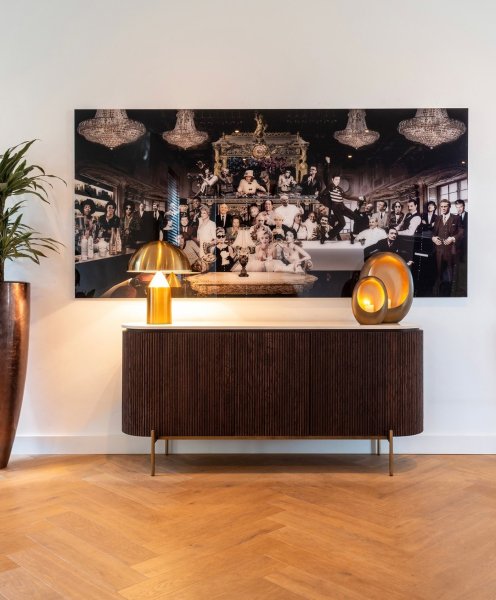 【Richmond Interiors】オランダ・インテリア照明「Alicia」ゴールド (W380×D380×H490mm)