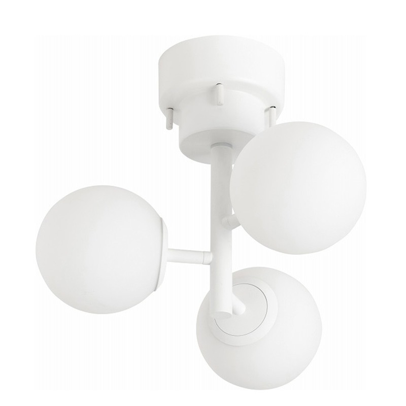 KANADEMONO Gold × Glass Ceiling Light 3 Artistic - Minimal Gold Track Light – KANADEMONO