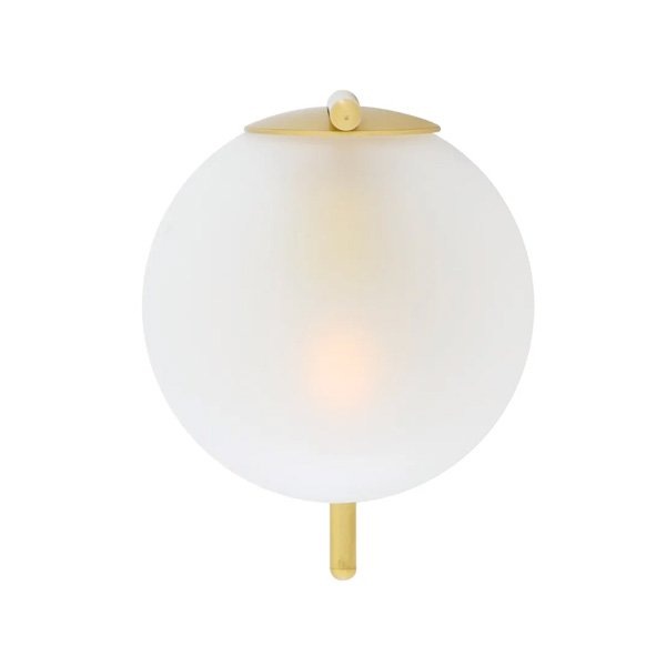 【Mullan】アイルランド・「MADISON」ガラスボールウォールライト1灯(W170×H230mm)