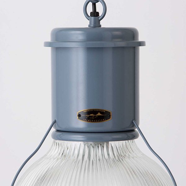 【HERMOSA】ペンダントライト「HUNT GLASS SHADE」1灯・VGY（W300×H340mm）